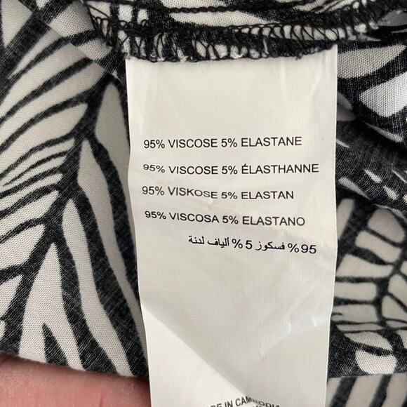 Avenue WomenTunic Top‎ 1X Abstract Foliage Boho Lagenlook Cottagecore Officewear - Picture 9 of 12